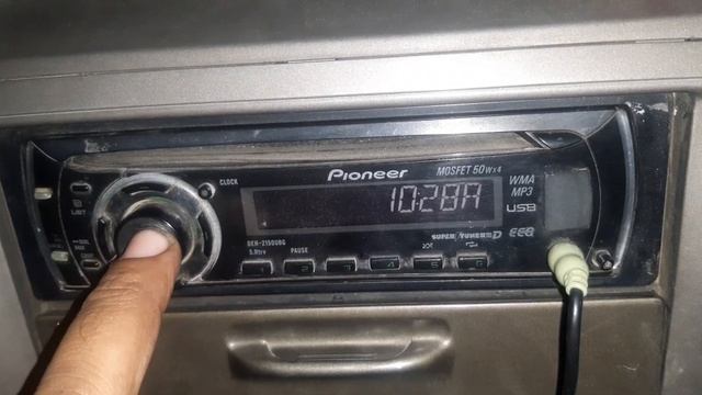 How to set Pioneer MOSFET 50wx4 digital clock смотреть онлайн