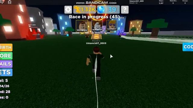 Самый быстрый бегун! Симулятор Бегуна | Roblox! | смотреть онлайн
