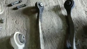 ауди а6 с6, замена всех рычагов передней подвески