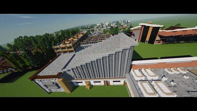City Build #16 - Shopping Mall (Minecraft Timelapse) смотреть онлайн