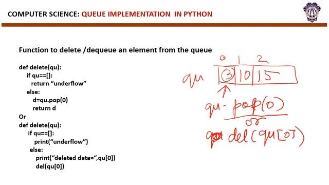 Lecture 3 : Class XII : CS : Python Queue смотреть онлайн