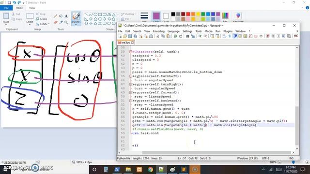 Game Development in Python WASD Rotate and Step Movement in Panda3D Part 3 смотреть онлайн