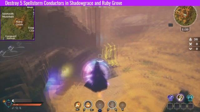Destroy 5 Spellstorm Conductors in Shadowgrace and Ruby Grove | Dangerous Conductors | Spellbreak смотреть онлайн