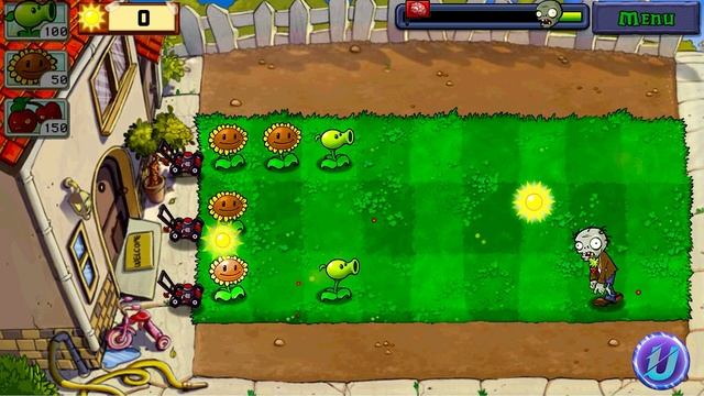 Plants vs. Zombies - Gameplay Walkthrough Episode 1 (iOS, Android) смотреть онлайн
