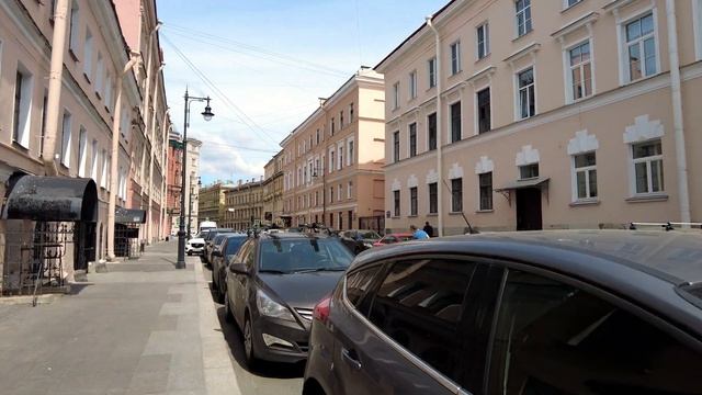 [Saint Petersburg 4k] Прогулка от станции метро Чернышевская до улицы Чайковского . смотреть онлайн