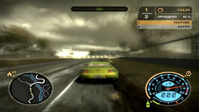 NFS Most Wanted [Gamepad] - Гонка с "Барон" №10. + Призовая машина! смотреть онлайн