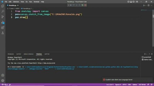 How to draw Ronaldo using python | Python turtle | Python