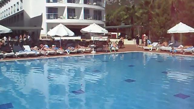 Турция. Бассейн отеля "Ring Beach". смотреть онлайн