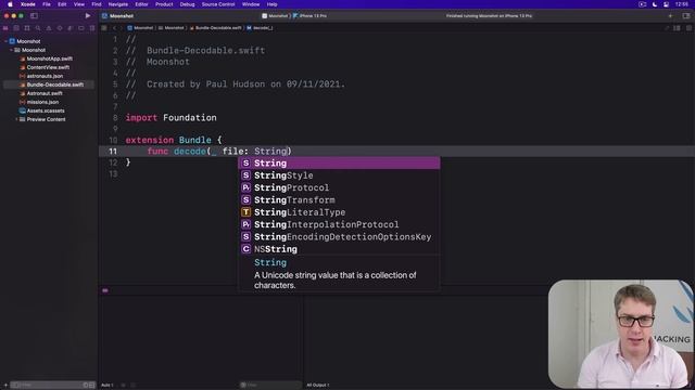 iOS 15: Loading a specific kind of Codable data – Moonshot SwiftUI Tutorial 6/11 смотреть онлайн