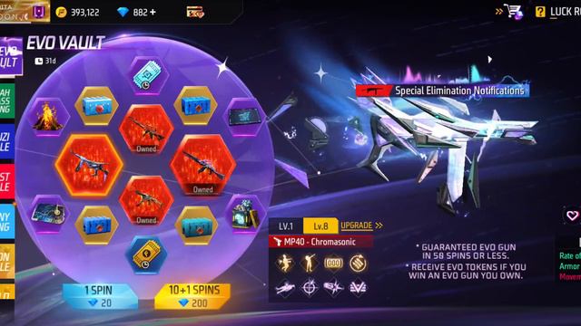 NEW EVO VAULT EVENT FREE FIRE | EVO MP40 RETURN SPIN | FF NEW EVENT TODAY | FREE FIRE NEW EVENT смотреть онлайн