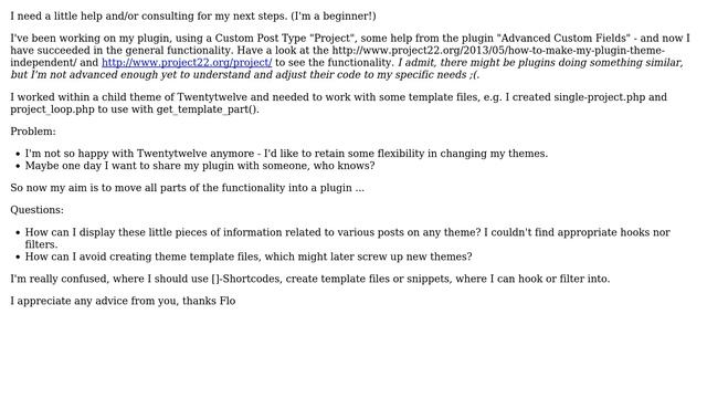 Wordpress: How to make my plugin theme-independent? смотреть онлайн