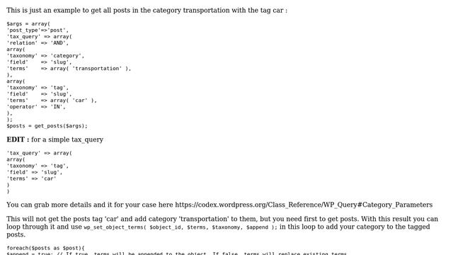 Wordpress: add category to posts with tag wordpress (2 Solutions!!) смотреть онлайн