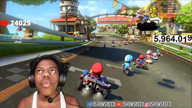 IShowSpeed RAGES At Mario Kart 8 Part 1 (FULL VIDEO) смотреть онлайн