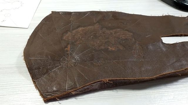 Карта сокровищ из кожи своими руками для пиратской вечеринки/ DIY смотреть онлайн