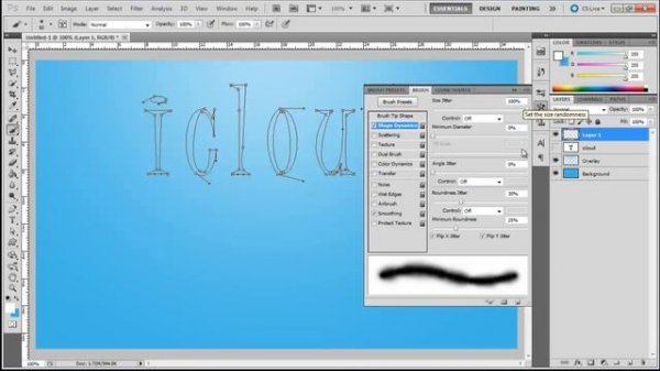 How to create a cloud text effect in Photoshop