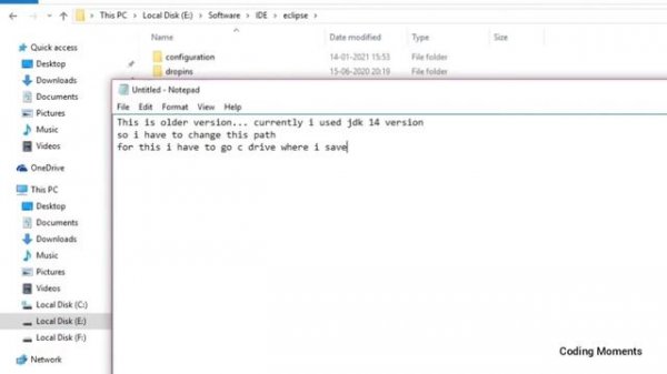 A Java Runtime Environment (JRE) or Java Development Kit must be available in order to run Eclipse.