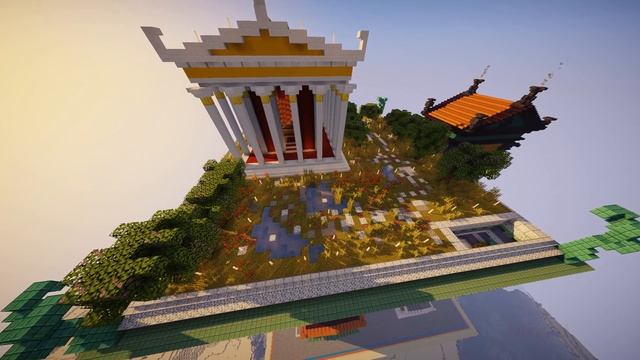 Desert sity in Minecraft | Торговый город в пустыне в Манкрафте | TIME-LAPSE смотреть онлайн