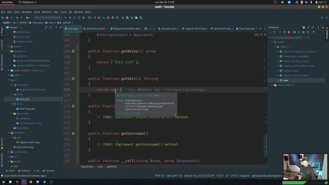 Brisbane Project | Docker Compose en PHPStorm, validaciones, traducciones y contraseñas en Symfony смотреть онлайн