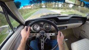 1968 Ford Mustang GT/CS California Special 289 V8 - POV TEST DRIVE