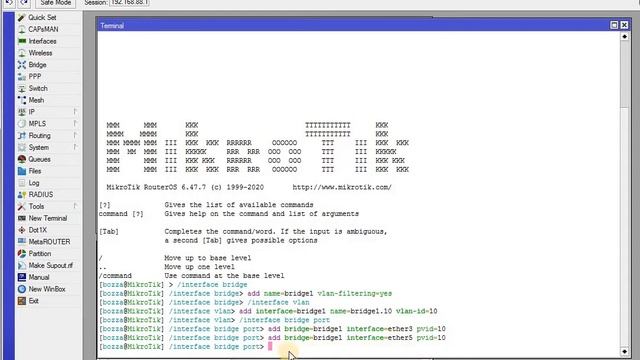 Настройка VLAN на Mikrotik смотреть онлайн