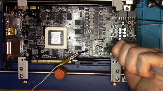 Gigabyte 1080ti Aorus Burned Pcb Repair