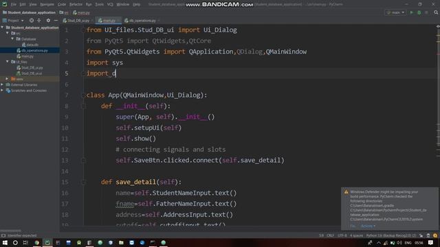 Student Database Project using Pyqt5 in tamil | Part-3 смотреть онлайн