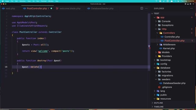 Laravel Soft Delete | Laravel 9 Tutorial for Beginners смотреть онлайн