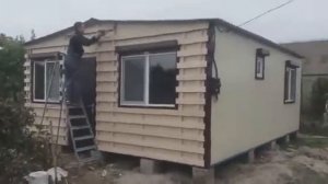 Дачный дом из двух блок контейнеров от производителя