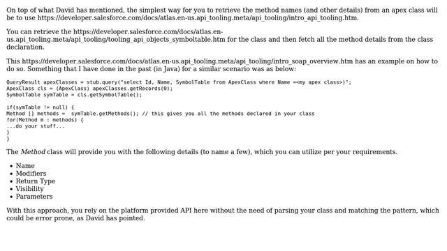 Salesforce: Regex is not working - For getting method body from a class body in string format смотреть онлайн