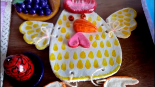 Crafts from salt dough #Поделки из соленого теста (тестопластика). смотреть онлайн