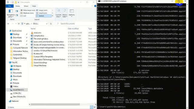 How to use cd and dir command in windows command prompt ? смотреть онлайн