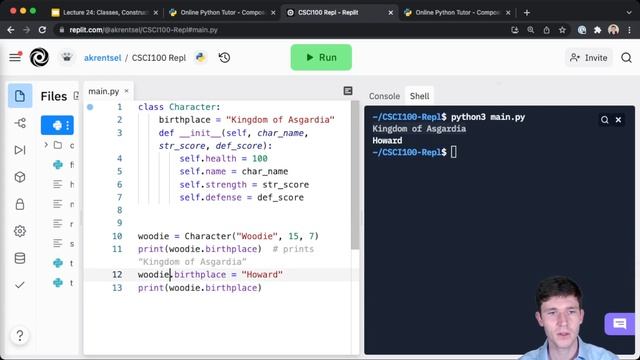 CSCI100: Lecture 24.3 - Attributes, Object Identity смотреть онлайн