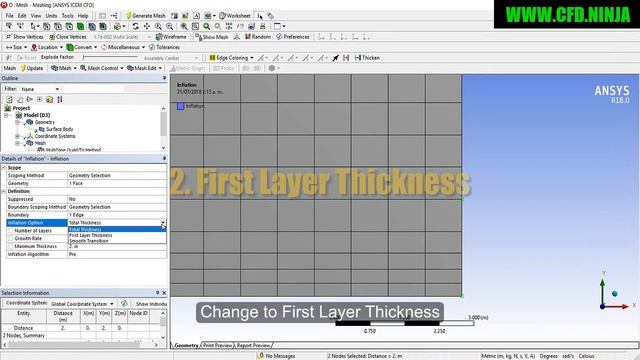 ✅ ANSYS MESHING - Inflation - Basic Tutorial 12 смотреть онлайн