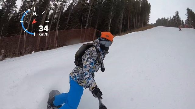 Второй раз на Сноуборде или Выходные в АРХЫЗе. Декабрь 2019 смотреть онлайн