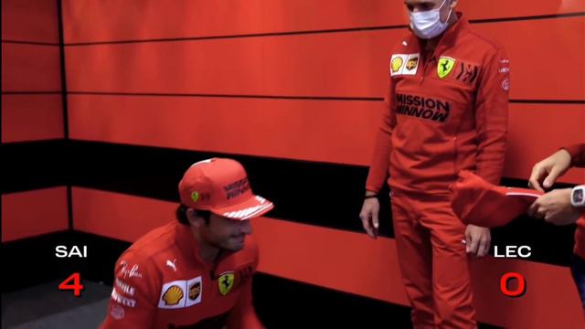 Charles Leclerc and Carlos Sainz funny moment смотреть онлайн