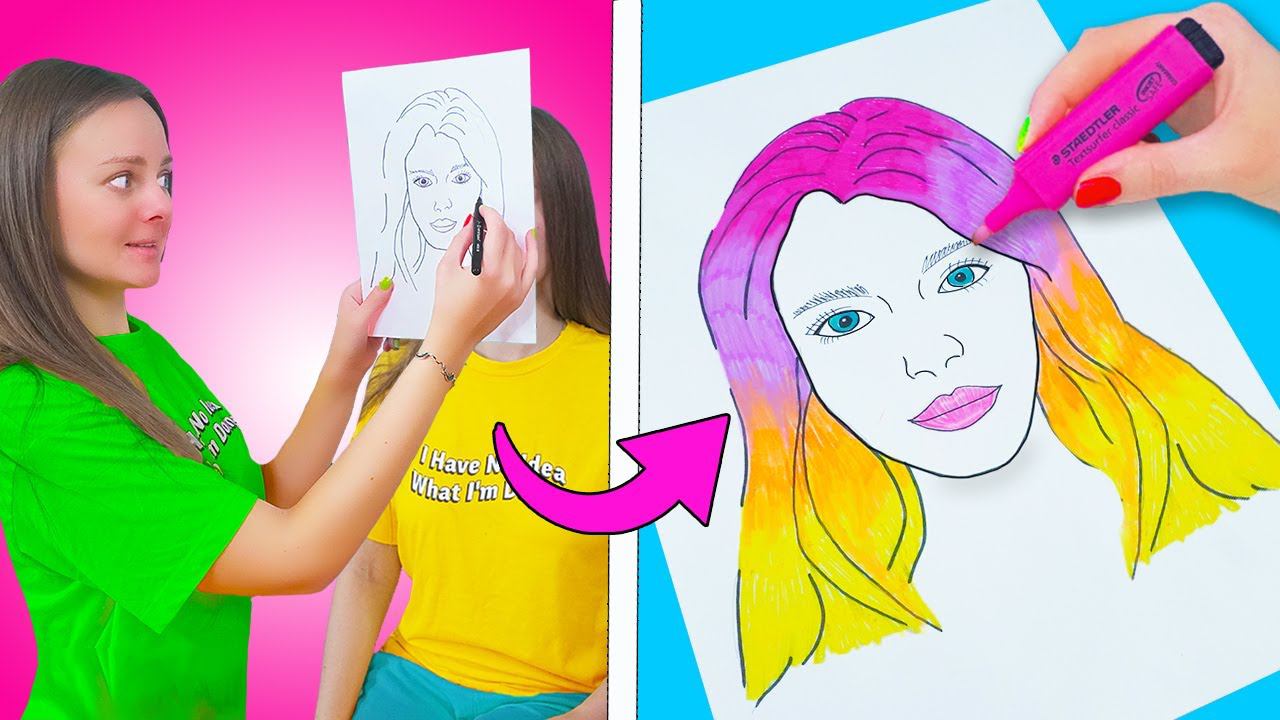 11 ЛАЙФХАКОВ для рисования и необычных поделок АНТИСТРЕСС! Идеи для Школы своими руками LIFE HACKS смотреть онлайн