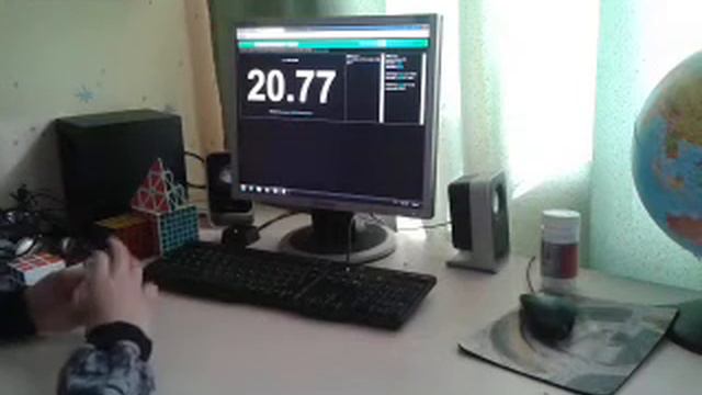 Rubik's cube 21.21 Average of 12 / Кубик Рубика 21,21 среднем из 12 смотреть онлайн