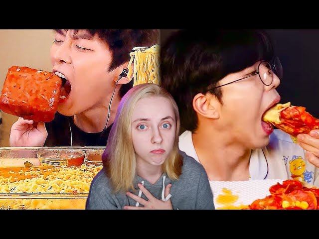 ЧТО ЭТИ КОРЕЙЦЫ СЕБЕ ПОЗВОЛЯЮТ реакция на корейцев в асмр и мукбанг #42 смотреть онлайн