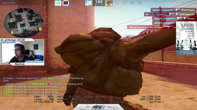 CS:GO Pro adreN - slight deagle buff - twitch highlight смотреть онлайн
