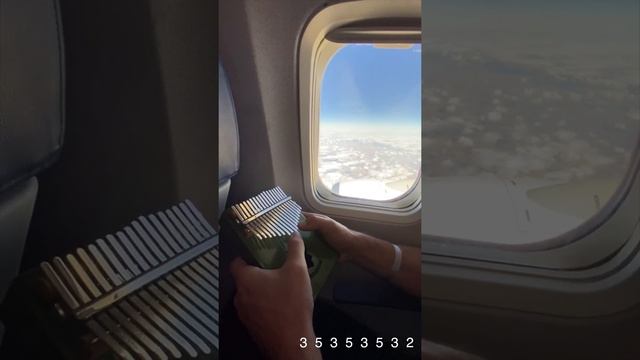 Squid Game - Kalimba Cover in the Plane смотреть онлайн