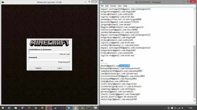 Minecraft Alt Account List | #4 смотреть онлайн