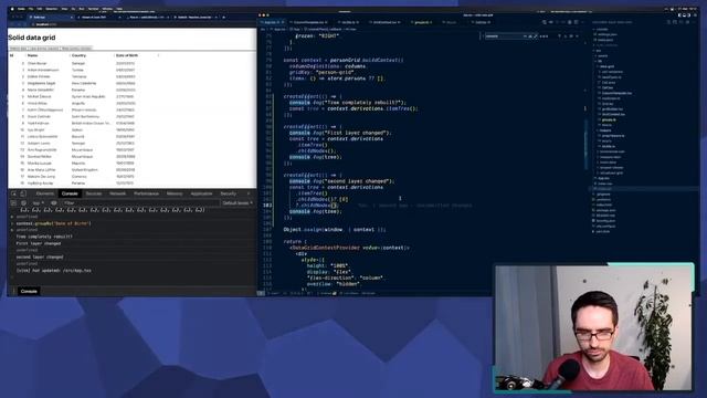 Building a SolidJS data grid in 5 days (4/5) - SolidJS Hackathon 2022 смотреть онлайн