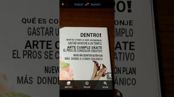 Google Translate (Android) Tutorial: "Word Lens" - Using the Camera