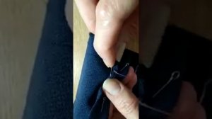 петлеобразный подшивочный стежок