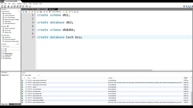 How to Create and Drop Schema / Database in MySQL or MariaDB - MySQL Developer Tutorial смотреть онлайн