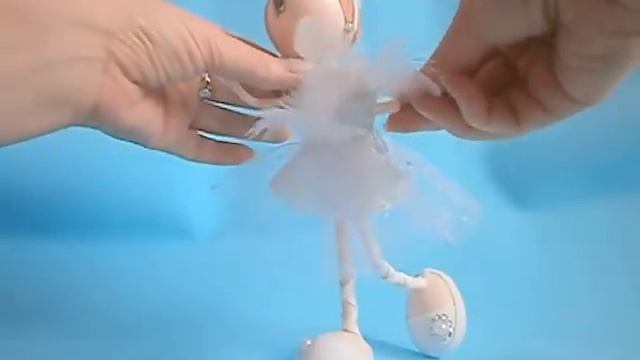 Кукла балерина. Фоамиран. Ballerina. смотреть онлайн