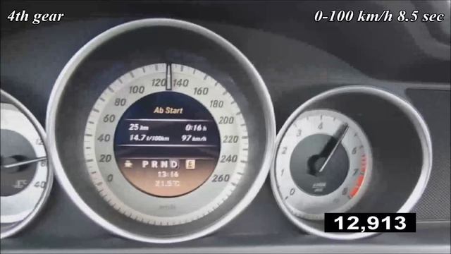 Mercedes-Benz C 180 BlueEFFICIENCY W204 Turbo 156 Hp 0-200 km/h acceleration/разгон смотреть онлайн