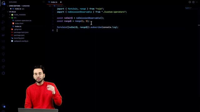 22. RXJS - The forkJoin operator - Join last emitted values when all Observables complete | (Hindi) смотреть онлайн