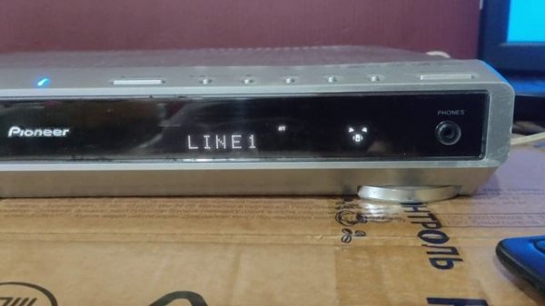 DVD/CD Receiver Pioneer XV-DV323 Работа AUX и Радио