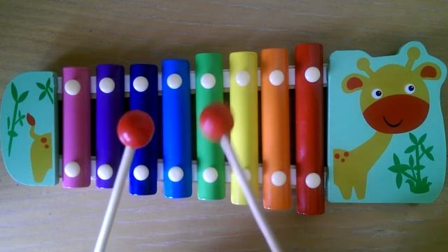 Twinkel twinkle little star; Xylophone; учимся играть на ксилофоне #3 смотреть онлайн